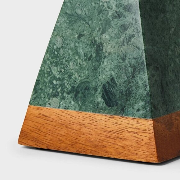 Threshold Studio McGee Marble and Wood Christmas Green Large - Target 2023 - Picture 3 of 7